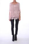 TUNIC SILK LACE 0275 PINK