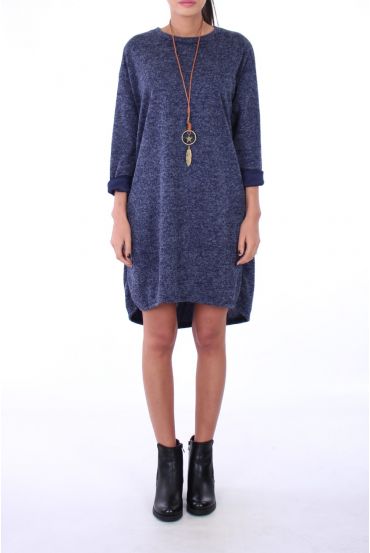 VESTIDO + COLLAR 0289 DE LA MARINA