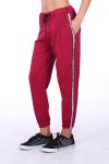 BROEK JOGG BAND GLITTER 0293 BORDEAUX