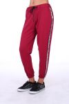 BROEK JOGG BAND GLITTER 0293 BORDEAUX