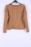 SET PULLOVER + ROCK-MASCHE 0335 CAMEL