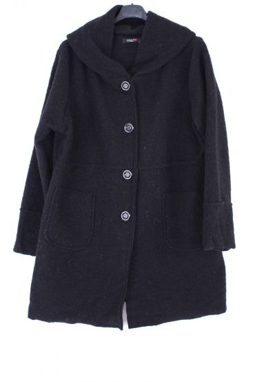 LARGE COAT BUTTONS 0351 BLACK