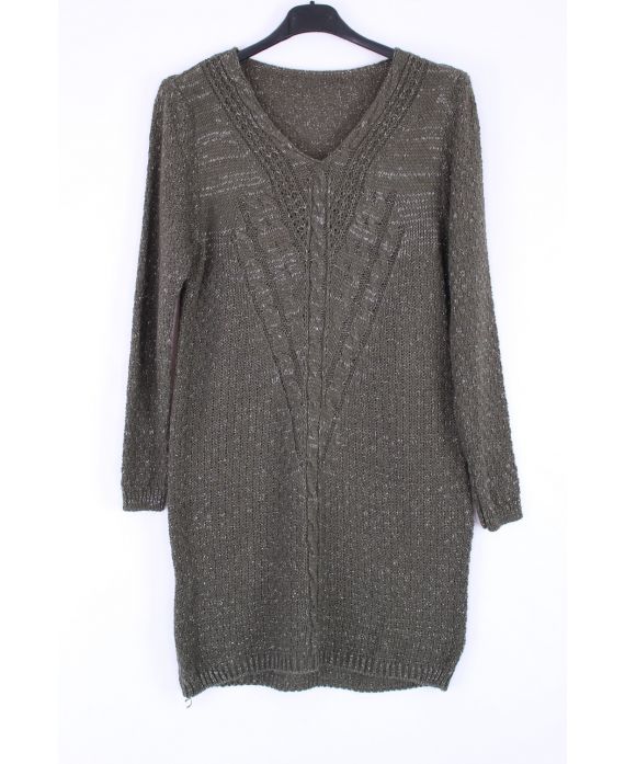 SWEATER TUNIC BRILLIANT 0352 KHAKI