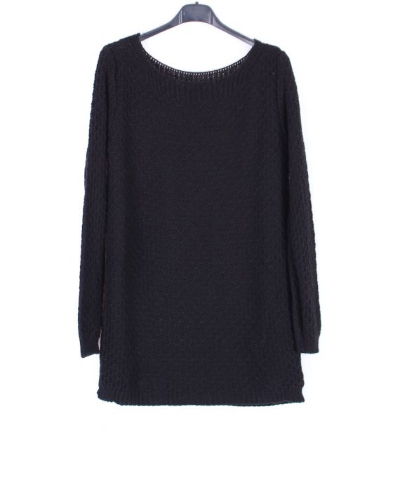 KNIT PULLOVER 0377 BLACK