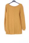 KNIT PULLOVER 0377 MUSTARD