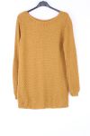 PULL MAILLE 0377 MOUTARDE