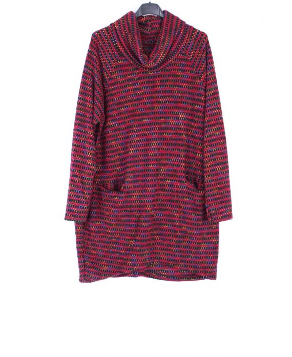 PULL COLORE DOUX 0387 BORDEAUX