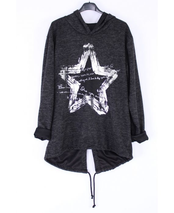 PULL STAR FLOCKING 0384 BLACK