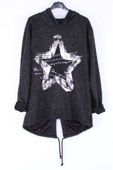 PULL STAR FLOCKING 0384 BLACK