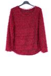 SWEATER LUREX 0399 BORDEAUX