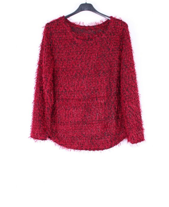 SWEATER LUREX 0399 BORDEAUX