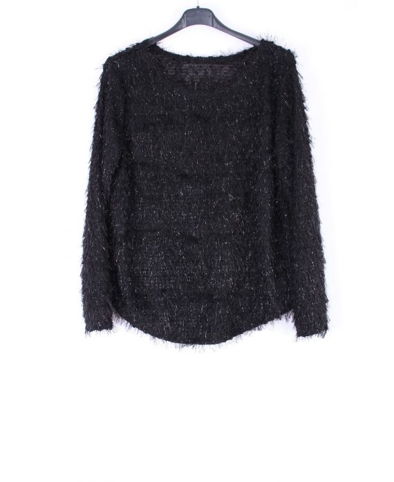 SWEATER LUREX 0399 BLACK