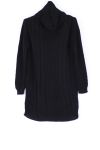 PULL COL ROULE LONG 0390 NOIR