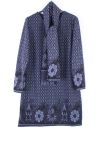 DRESS + SCARF 0382 NAVY