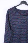 PULL TUNIQUE 0383 BLEU