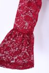 DRESS LACE BOHEME 0403 BORDEAUX