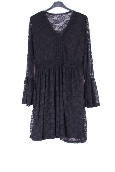 DRESS LACE BOHEME 0403 BLACK