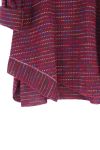 GRANDE TAILLE PULL FIL COLORE 0319 BORDEAUX