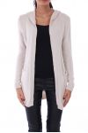 GILET A CAPUCHE 0247 BEIGE