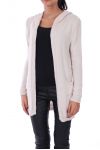 SWEATJACKE 0247 BEIGE