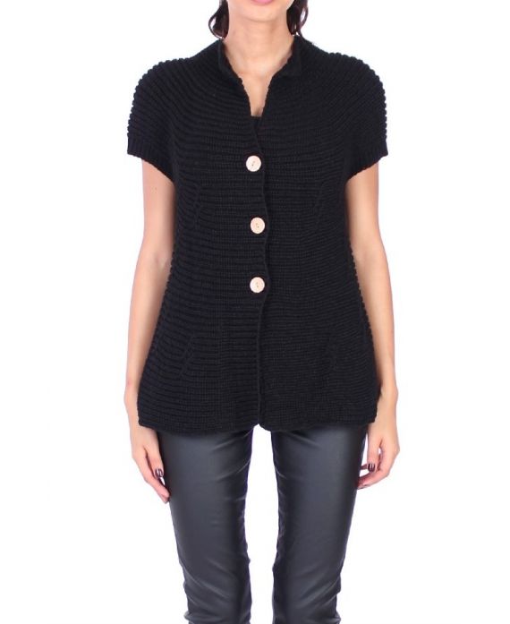 GILET IN MAGLIA 0260 NERO