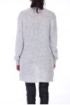 GILET LA COTELE GRANDE RETE 0249 GRIGIO