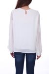 BLUSA DE ENCAJE 0511 BLANCO