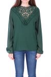 BLOUSE LACE 0511 MILITARY GREEN