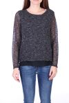 MAGLIA 2 IN 1 BACK VALLE 0517 NERO