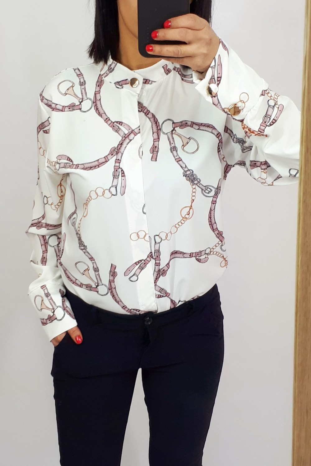 chemise motif foulard