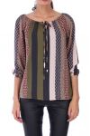 BLOUSE PRINTED 0263 KHAKI