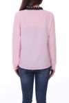 BLUSA DE ENCAJE 0525 ROSA