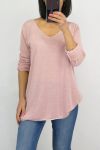 T-SHIRT DETAIL ARGENTE 0591 PINK