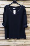 T-SHIRT DETAIL ARGENTE 0591 BLACK