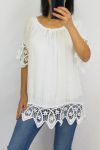 LACE TOP 0597 WHITE