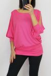 TOP SHOULDERS OPEN 0600 FUSHIA