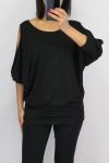 TOP SHOULDERS OPEN 0600 BLACK