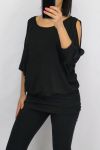TOP SHOULDERS OPEN 0600 BLACK