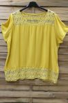 TOP WIDE LACE 0634 YELLOW