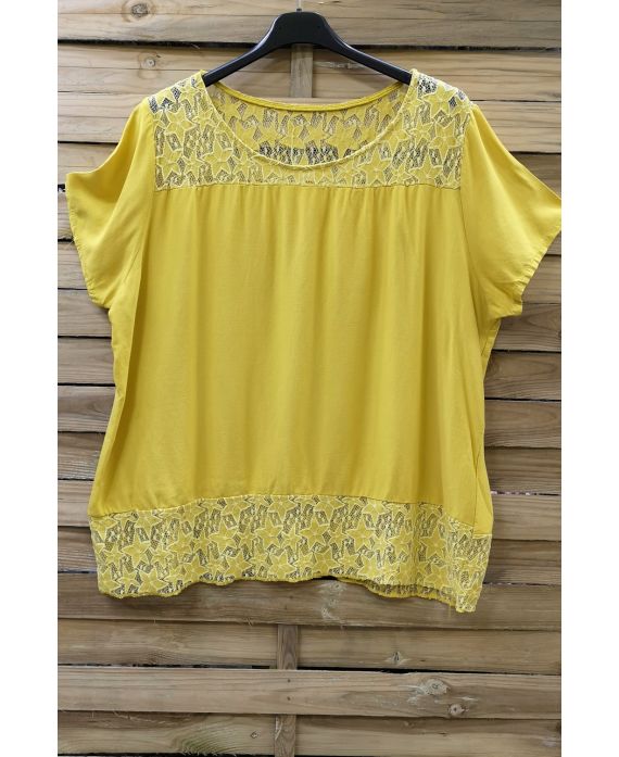TOP WIDE LACE 0634 YELLOW