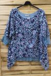 TUNIC EFFECT LINEN LACE 0635 BLUE