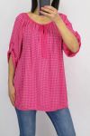 TOP DRUCKT 0627 FUSHIA