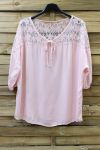 BLOUSE LACE 0633 PINK