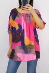 TOP PRINTS 0626 FUSHIA