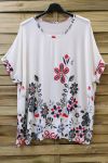 LARGE SIZE T-SHIRT PRINTS 0613 WHITE