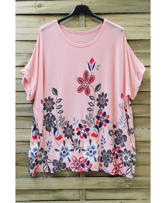 GROTE MAAT T-SHIRT PRINTS 0613-ROZE