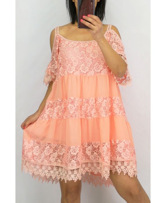 TUNIC LACE BOHEMIENNE 0642 PINK