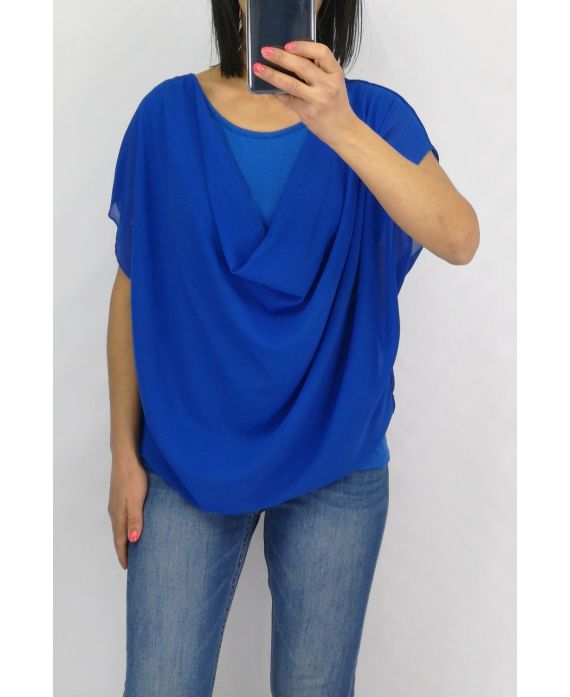 TOP VOILE 2 EN 1 0655 BLEU ROYAL