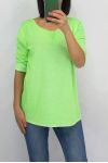 LOT 3 X T-SHIRTS COULEUR FLUO 0653