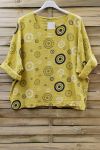 TUNIC PRINTED 0658 YELLOW